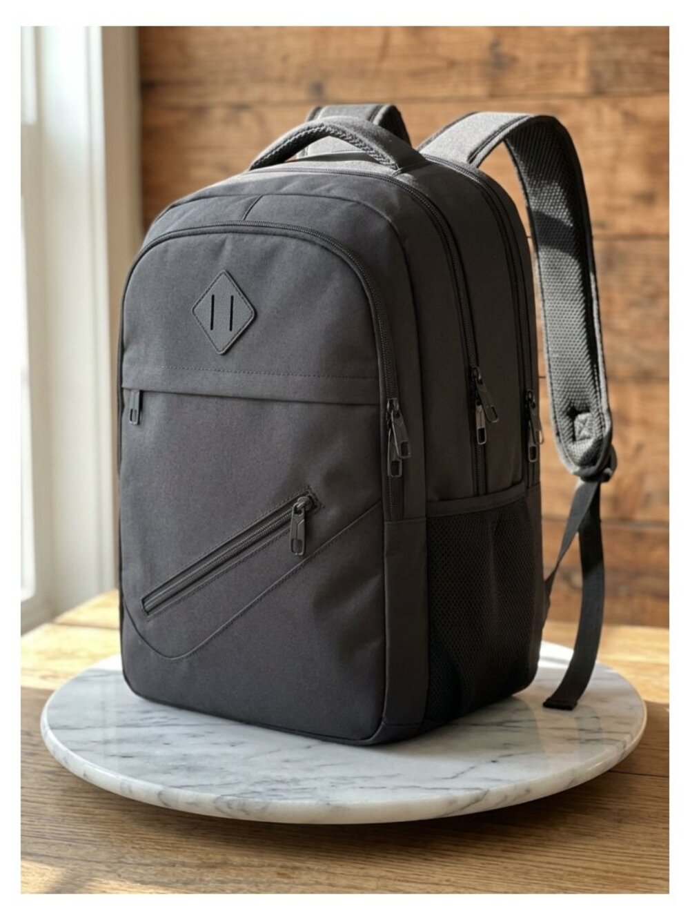 Water Resistant Laptop Backpack Fits 15.6 Inch Anti Theft Travel Daypack
